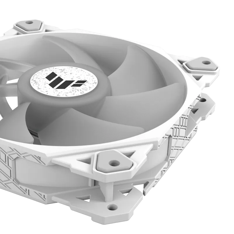 ASUS TUF Gaming TF120 ARGB Case Fan, Aura Sync Compatibility, 12cm Fan White ASUS TUF Gaming TF120 ARGB Case Fan, Aura Sync Compatibility, 12cm Fan White